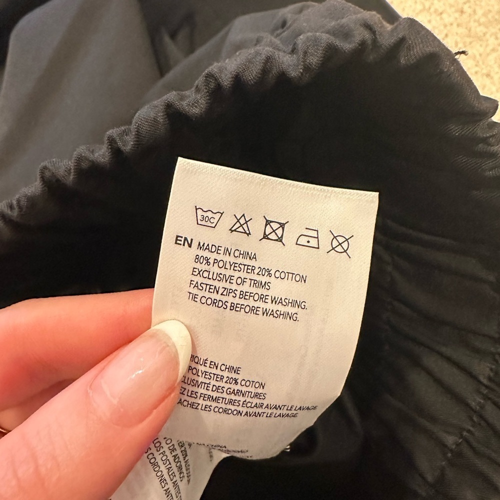 Varley black Eastwood cargo pants XS NWT - Picture 6 of 6